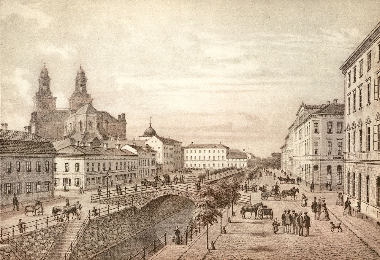 Studenternas Uppsala på 1840-talet